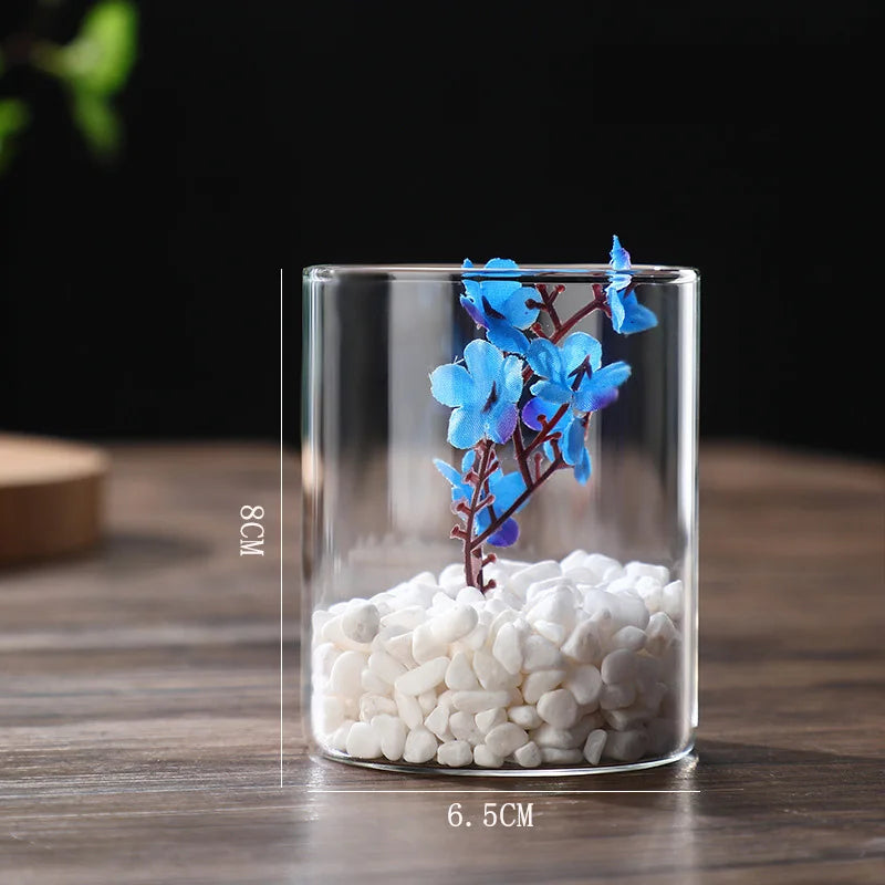 👉 Vase fleurs transparent